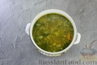 Фото приготовления рецепта: Куриный суп с рисом - шаг №11