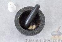 Фото приготовления рецепта: Тюря с печёным луком, на квасе - шаг №3
