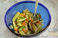 Фото приготовления рецепта: Закуска из огурцов и моркови, по-корейски - шаг №8