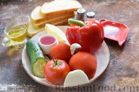 Фото приготовления рецепта: Гаспачо (холодный томатный суп) с гренками - шаг №1