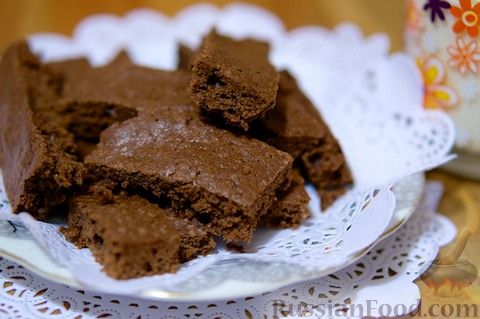 Рецепт: Шоколадный кекс в мультиварке - Самый простой рецепт, получается всегда