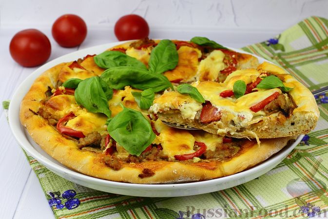 Тесто для пиццы без дрожжей на молоке рецепт – Итальянская кухня: Паста и пицца. «Еда»