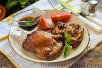 Фото приготовления рецепта: Курица, копченная на сковороде с чаем - шаг №9