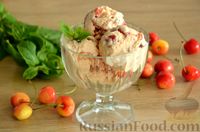 Фото приготовления рецепта: Домашнее мороженое с черешней и шоколадом - шаг №14