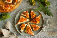 Фото к рецепту: Бутерброды с творогом и пряной морковью