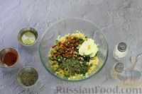 Фото приготовления рецепта: Кранц с сыром, оливками, помидорами и зелёным луком - шаг №12