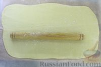 Фото приготовления рецепта: Кранц с сыром, оливками, помидорами и зелёным луком - шаг №14