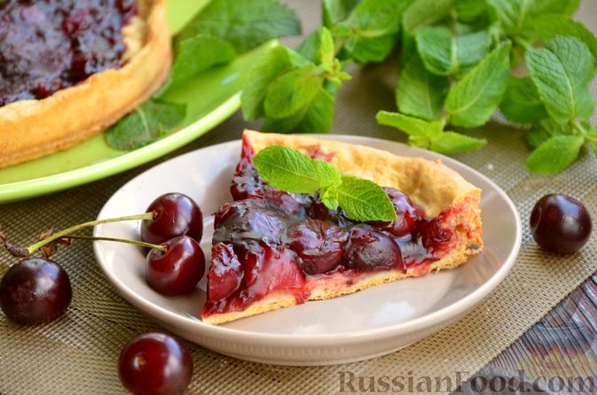 Пирог с замороженной вишней рецепт – Русская кухня: Выпечка и десерты. «Еда»