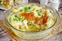 Фото приготовления рецепта: Картофельная запеканка с цветной капустой и тефтелями под соусом бешамель - шаг №28