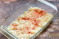 Фото приготовления рецепта: Картофельная запеканка с кабачками, помидорами и томатным соусом - шаг №11