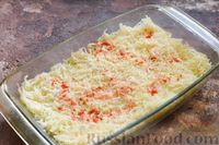 Фото приготовления рецепта: Картофельная запеканка с кабачками, помидорами и томатным соусом - шаг №13