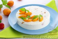 Фото приготовления рецепта: Желейный творожно-кефирный торт с абрикосами - шаг №14