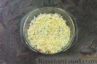 Фото приготовления рецепта: Картофельная запеканка с фаршем, помидорами, сыром и сливочным соусом - шаг №17
