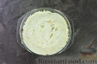 Фото приготовления рецепта: Картофельная запеканка с фаршем, помидорами, сыром и сливочным соусом - шаг №19