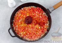 Фото приготовления рецепта: "Лапша" из кабачков с томатным соусом - шаг №7