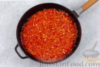 Фото приготовления рецепта: "Лапша" из кабачков с томатным соусом - шаг №8