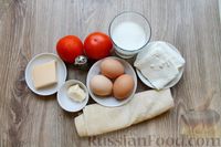 Фото приготовления рецепта: Пирог из лаваша с творогом и помидорами - шаг №1