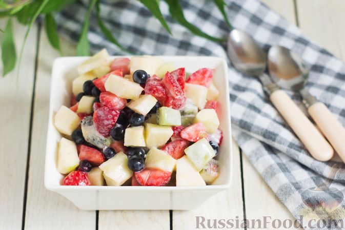 Рецепты фруктовых салатов