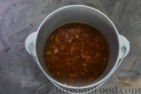 Фото приготовления рецепта: Суп с цукини, сметаной и фрикадельками - шаг №10
