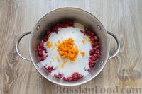 Фото приготовления рецепта: Варенье из малины с имбирём и апельсином (на зиму) - шаг №5
