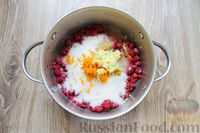 Фото приготовления рецепта: Макароны с куриной печенью, грибами и шпинатом - шаг №8