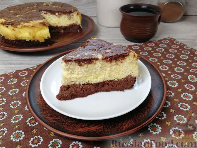 Шоколадно-творожный пирог «Подушки»