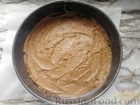 Фото приготовления рецепта: Шоколадно-кофейный творожный пирог (без муки) - шаг №14