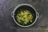 Фото приготовления рецепта: Кабачковое варенье с лимоном, имбирём и корицей - шаг №9