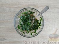 Фото приготовления рецепта: Салат с курицей, баклажанами, болгарским перцем и морковью - шаг №15