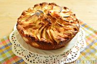 Фото к рецепту: Яблочный пирог из творожного теста
