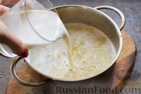 Фото приготовления рецепта: Сливочный суп с морепродуктами, консервированным нутом и кукурузой - шаг №10