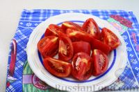 Фото приготовления рецепта: Кабачки с томатным соком (на зиму) - шаг №4