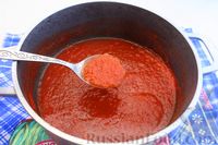 Фото приготовления рецепта: Кабачки с томатным соком (на зиму) - шаг №7