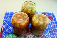 Фото приготовления рецепта: Кабачки с томатным соком (на зиму) - шаг №21