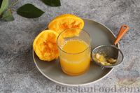 Фото приготовления рецепта: Апельсиновые блины с творогом - шаг №3