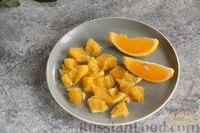 Фото приготовления рецепта: Апельсиновые блины с творогом - шаг №11