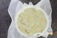 Фото приготовления рецепта: Чайный пирог с персиками и сахарной корочкой - шаг №9