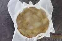 Фото приготовления рецепта: Чайный пирог с персиками и сахарной корочкой - шаг №12