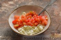 Фото приготовления рецепта: Каннеллони с начинкой из сыра фета и помидоров (в духовке) - шаг №3