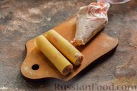 Фото приготовления рецепта: Каннеллони с начинкой из сыра фета и помидоров (в духовке) - шаг №8