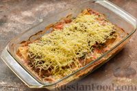 Фото приготовления рецепта: Каннеллони с начинкой из сыра фета и помидоров (в духовке) - шаг №12
