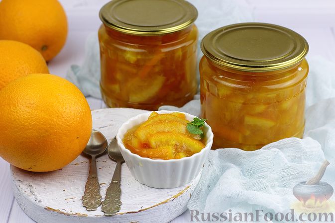 Варенье из лимона и апельсина