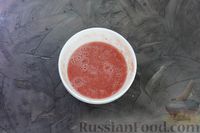 Фото приготовления рецепта: "Веер" из баклажанов с курицей в томатном соусе (в духовке) - шаг №6
