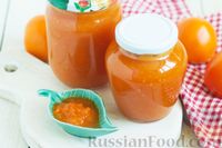 Фото к рецепту: Соус из жёлтых помидоров (на зиму)