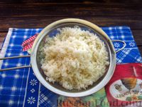 Фото приготовления рецепта: Томатный суп с рисом и зеленью - шаг №11