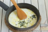 Фото приготовления рецепта: Брокколи, запечённая с пшеном и молочно-сырным соусом - шаг №7