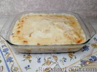 Фото приготовления рецепта: Филе индейки, запечённое с картофелем и соусом бешамель - шаг №21