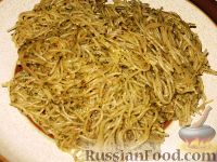 Фото приготовления рецепта: Спагетти "волосы ангела" с ореховым соусом песто - шаг №7