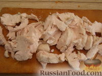 Фото приготовления рецепта: Паштет из куриного филе с грибами - шаг №7