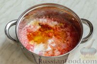 Фото приготовления рецепта: Баклажаны "Огонёк" в заливке с перцем и помидорами (на зиму) - шаг №11